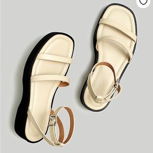 Madewell Double Strap Platform Sandal